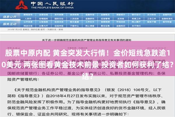 股票中原内配 黄金突发大行情！金价短线急跌逾10美元 两张图